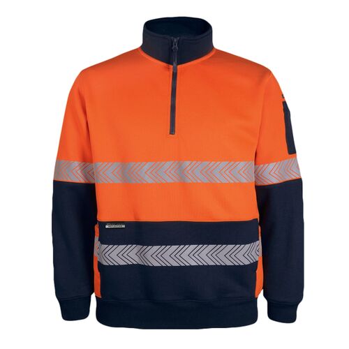JB's HV 330G 1/2 ZIP SEGMENTED TAPE FLEECE Thumbnail