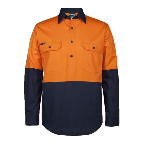JB's HV CLOSE FRONT L/S 150G WORK SHIRT Thumbnail
