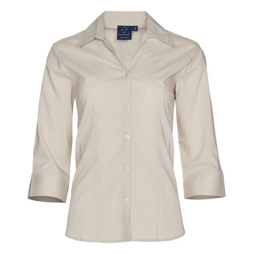WS Womens Teflon Executive 3/4 Sleeve Shirt Thumbnail
