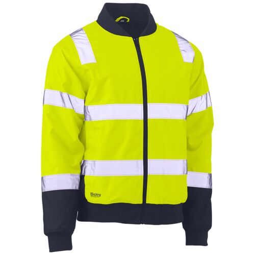 Bisley Taped Hi Vis Bomber Jacket with Padded Lining Thumbnail