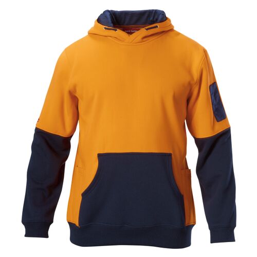 Hard Yakka Hi Vis 2 Tone Fleece Hoodie Thumbnail
