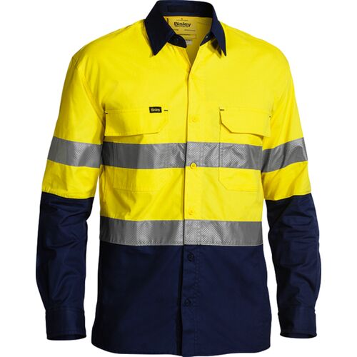 Bisley X Airflow Taped Hi Vis Ripstop Shirt Thumbnail
