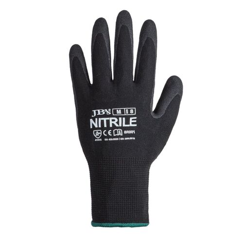 JB's Black Nitrile Breathable Glove (12 pack) Thumbnail