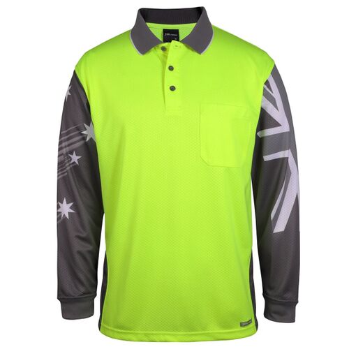 JB's Hi Vis L/S Southern Cross Polo Thumbnail