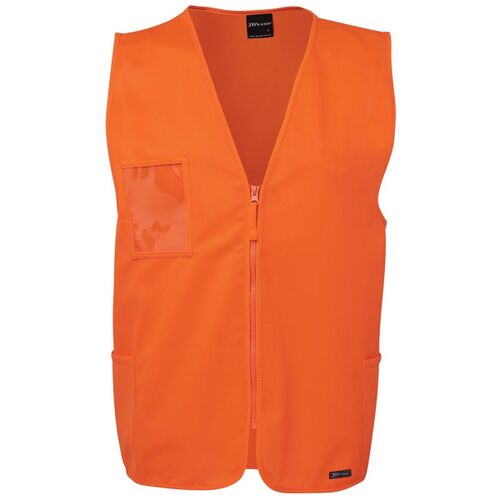JB's Hi Vis Zip Safety Vest Thumbnail