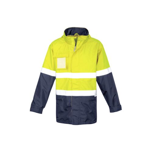 Syzmik Mens Hi Vis Ultralite Waterproof Jacket Thumbnail