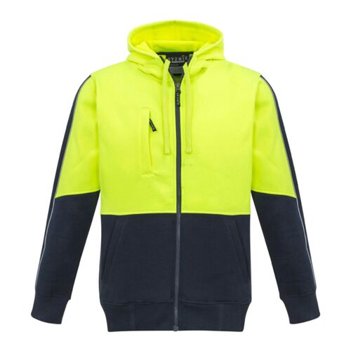 Syzmik Unisex Hi Vis Full Zip Hoodie Thumbnail
