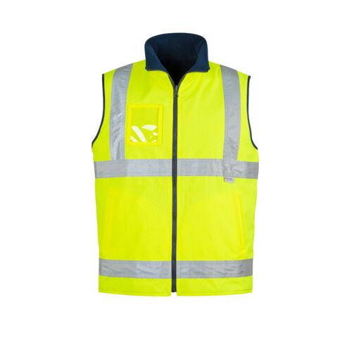 Syzmik Mens Hi Vis Lightweight Waterproof Vest Thumbnail