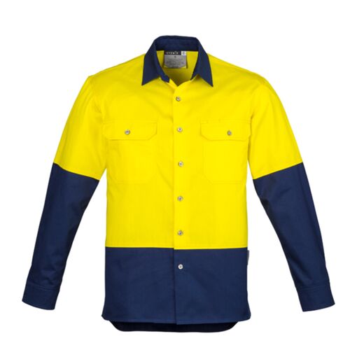 Syzmik Mens Hi Vis Industrial Shirt Thumbnail