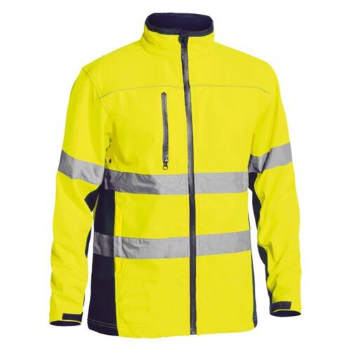 Bisley Taped Hi Vis Soft Shell Jacket Thumbnail