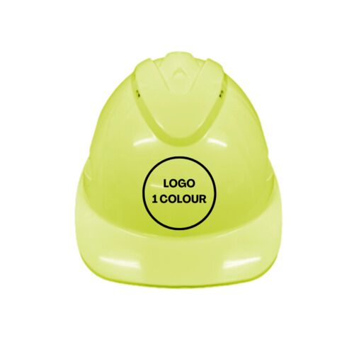 V9 Hard Hat Vented Pushlock Harness - 1 COLOUR LOGO Thumbnail