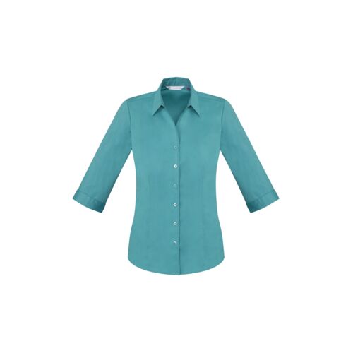 Biz Care Ladies Monaco 3/4 Sleeve Shirt Thumbnail