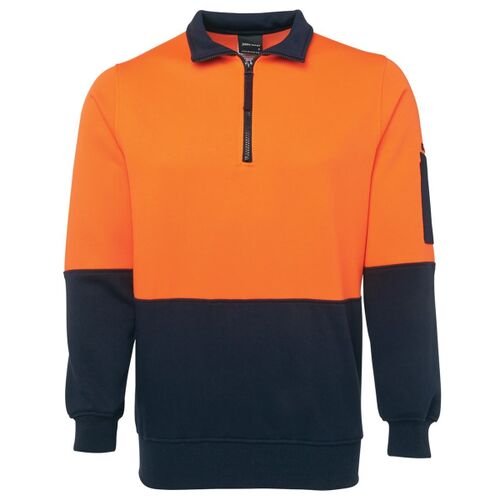 JB's Hi Vis 1/2 Zip Fleecy Sweat Thumbnail
