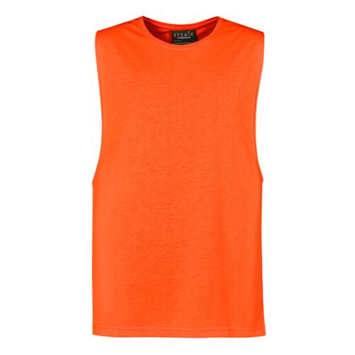 Syzmik Mens Hi Vis Sleeveless Tee Thumbnail