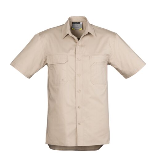 Syzmik Mens Lightweight Tradie Short Sleeve Shirt Thumbnail